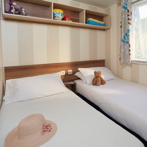 Mobilheim 6 Personen - Classic | 2 Zi. | 4/6 Pers. | Nicht überdachte Hochterrasse