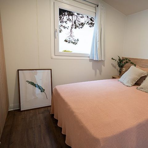 Mobilheim 6 Personen - Comfort | 3 Schlafz. | 6 Pers. | Erhöhte Terrasse | Klimaanlage