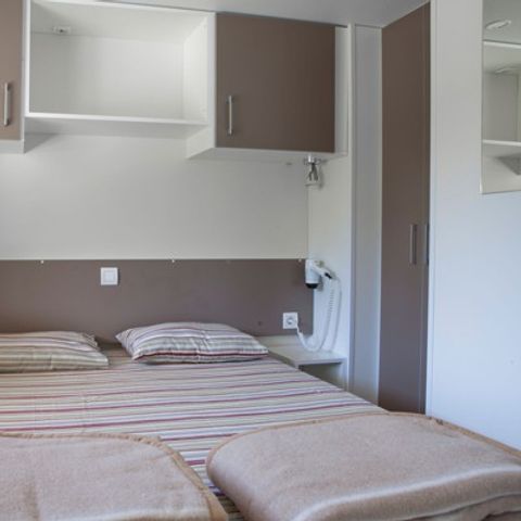 Mobilheim 6 Personen - Classic | 2 Zi. | 4/6 Pers. | Hochterrasse | Klim.