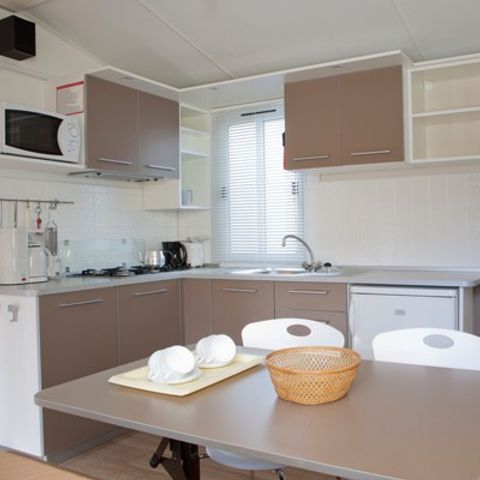 Mobilheim 6 Personen - Classic | 2 Zi. | 4/6 Pers. | Hochterrasse | Klim.