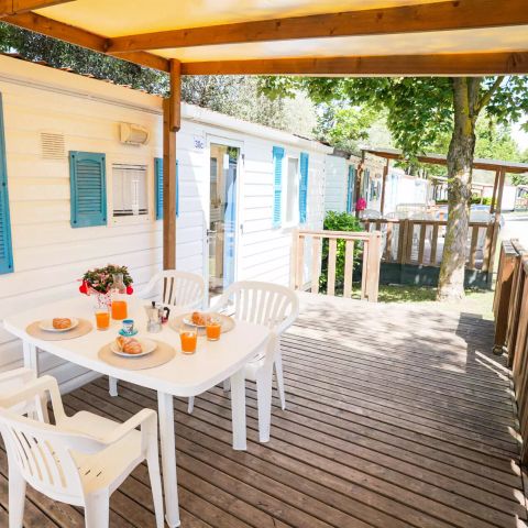 Mobilheim 5 Personen - Mobil Home 3 Zimmer 6 Personen (5 Erwachsene + 1 Kind -12 Jahre)