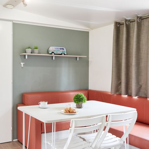 Mobilheim 4 Personen - Superior Bungalow - KLIMA - TV - WIFI - DRAPS - SERVIETETE