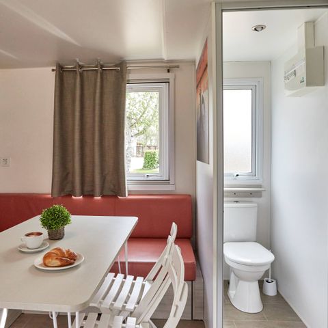 Mobilheim 4 Personen - Superior Bungalow - KLIMA - TV - WIFI - DRAPS - SERVIETETE