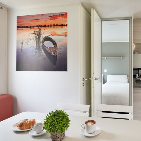 Mobilheim 4 Personen - Superior Bungalow - KLIMA - TV - WIFI - DRAPS - SERVIETETE