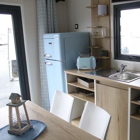 Mobilheim 5 Personen - CABANE GLAMPING 2Zi - 5Pers - ohne Sanitäranlagen - 22m2