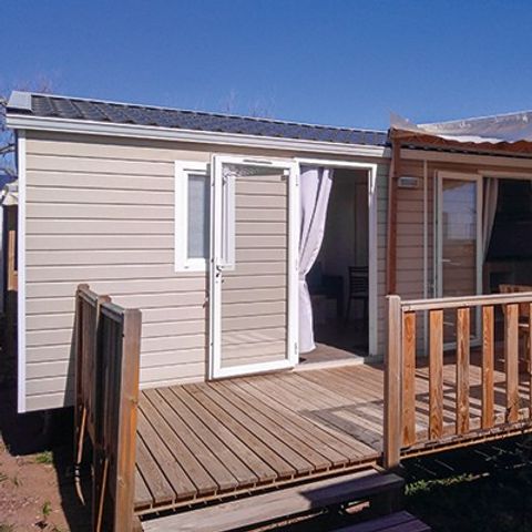 Mobilheim 4 personen - Classic | 2 Zi. | 4 Pers. | Erhöhte Terrasse | Klim.