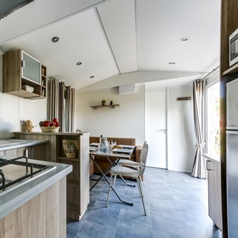 Mobilheim 4 personen - Classic | 2 Zi. | 4 Pers. | Erhöhte Terrasse | Klim.