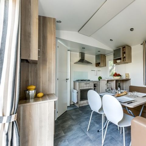 Mobilheim 4 personen - Classic | 2 Zi. | 4 Pers. | Erhöhte Terrasse