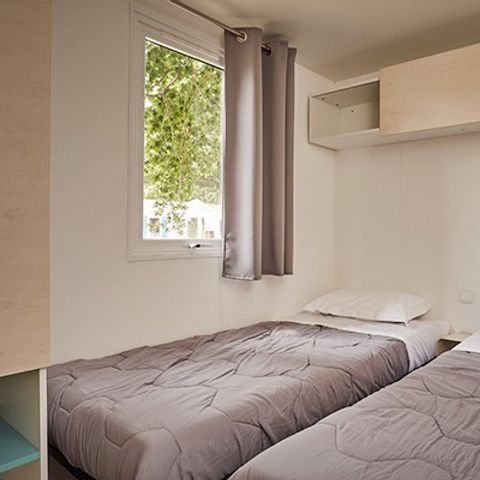 Mobilheim 6 personen - Comfort | 3 Zi. | 6 Pers. | Erhöhte Terrasse | Klimaanlage | TV