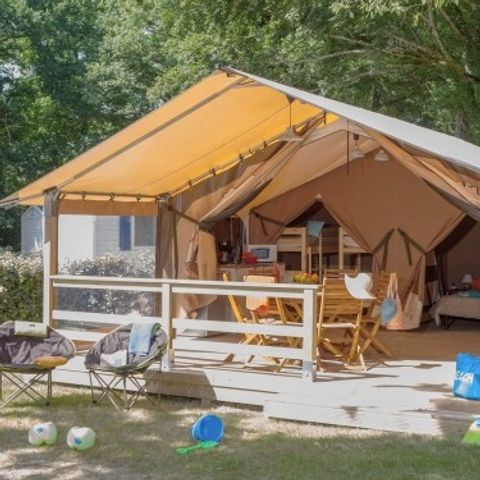 Zelt 4 personen - VICTORIA - 2 Schlafzimmer - ohne Sanitäranlagen