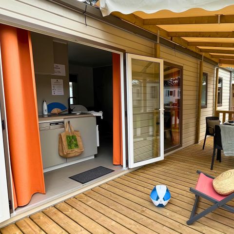 Mobilheim 4 Personen - Mobilheim Select TV LV Clim Plancha - 2 Zimmer - 4 pers.