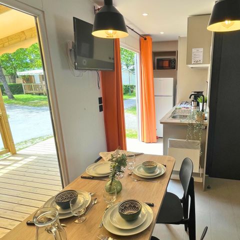 Mobilheim 4 Personen - Mobilheim Select TV LV Clim Plancha - 2 Zimmer - 4 pers.