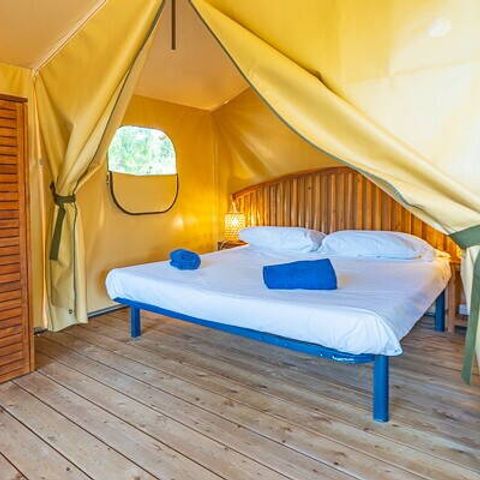 LODGE 5 Personen - Super Lodge Zelt | 2 Zi. | 4/5 Pers. | Einzelne Terrasse | Ohne Bad