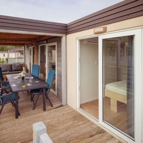 Mobilheim 6 Personen - Comfort 2 Schlafzimmer 2 Bäder Relax Premium Zone