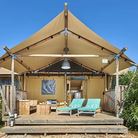 Zelt 4 Personen - Familien-Glamping-Zelt