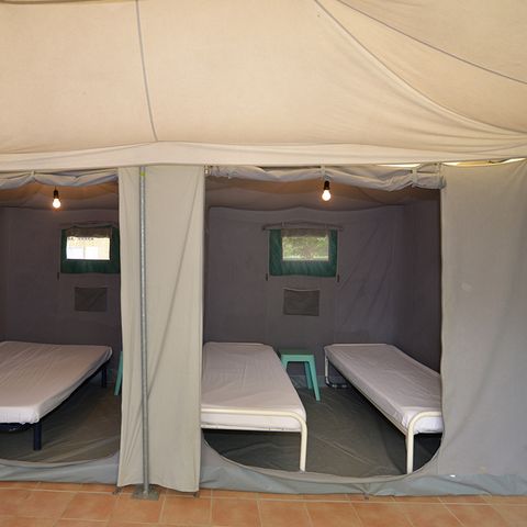 Bungalowzelt 4 Personen - Karibik, ohne Sanitär