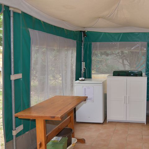 Bungalowzelt 4 Personen - Karibik, ohne Sanitär
