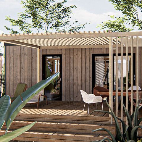Mobilheim 4 Personen - COTTAGE 4p 2ch PREMIUM