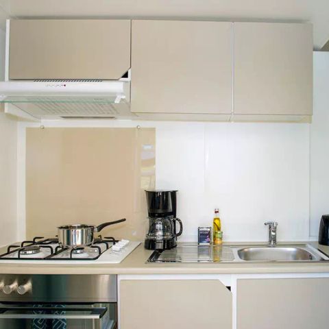 Mobilheim 8 personen - Mobilheim | Premium | 3 Zi. | 6/8 Pers. | Erhöhte Terrasse | 1 Bad | Klim.