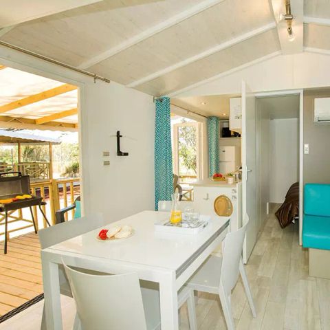 Mobilheim 8 personen - Mobilheim | Premium | 3 Zi. | 6/8 Pers. | Erhöhte Terrasse | 1 Bad | Klim.
