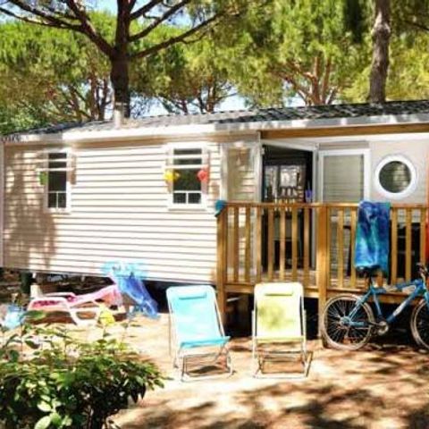 Mobilheim 5 Personen - Mobilheim | Comfort | 2 Zi. | 5 Pers. | Terrasse Simple | 1 Bad | Clim.