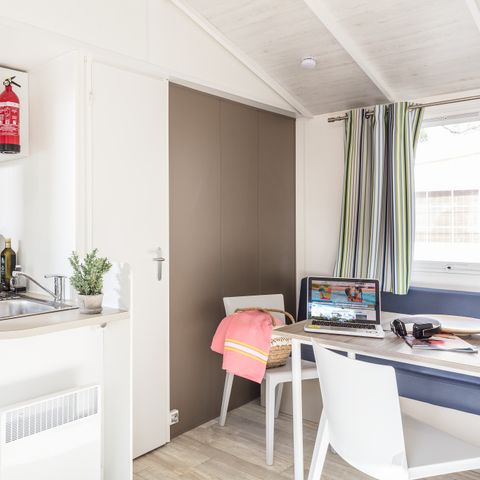 Mobilheim 6 personen - Mobilheim | Comfort | 3 Zi. | 6 Pers. | Erhöhte Terrasse | 1 Bad | Klima.