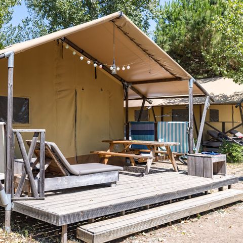 Safarizelt 5 personen - Super Lodge | Super Lodge | 2 Schlafz. | 5 Pers. | Klimaanlage