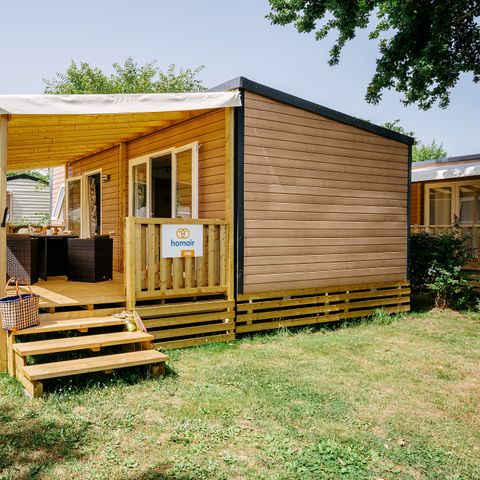 Mobilheim 6 personen - Premium | 2 Zi. | 4/6 Pers. | Terrasse Lounge | Clim.