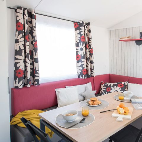 Mobilheim 6 Personen - Cottage 6 Plätze 3 Zimmer (TV Geschirrspüler KLIMA)