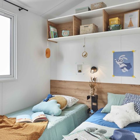 Mobilheim 6 personen - Cottage 6 Plätze 3 Zimmer (TV Geschirrspüler KLIMA)