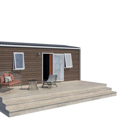 Mobilheim 4 Personen - EDEN TV 2 Zimmer 26M2