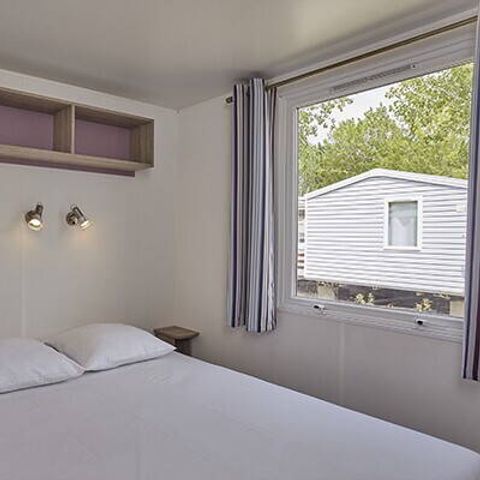 Mobilheim 6 Personen - Comfort | 2 Zi. | 4/6 Pers. | Erhöhte Terrasse | Klimaanlage