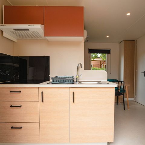 Mobilheim 4 Personen - Mobilheim | Comfort | 2 Zi. | 4 Pers. | Einfache Terrasse | Klima | TV