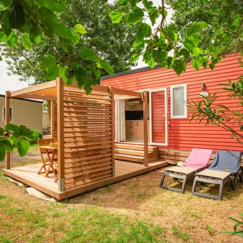 Mobilheim 4 Personen - Mobilheim | Comfort | 2 Zi. | 4 Pers. | Einfache Terrasse | Klima | TV