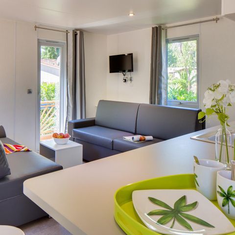 Mobilheim 4 Personen - HACIENDA - 2 Zimmer 6- SAMSTAG