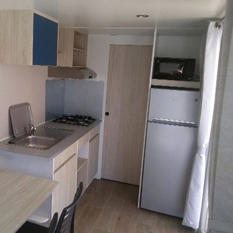 Mobilheim 4 personen - Comfort | 2 Schlafz. | 4 Pers. | Erhöhte Terrasse | Klimaanlage