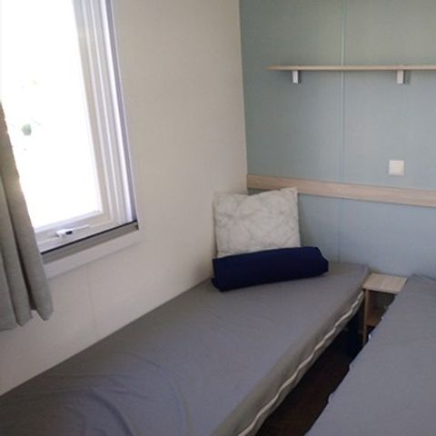 Mobilheim 4 personen - Comfort | 2 Zi. | 4 Pers. | Erhöhte Terrasse | Klim.