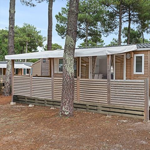 Mobilheim 6 personen - Mobilheim | Comfort XL | 3 Zi. | 6 Pers. | Erhöhte Terrasse | Klima.