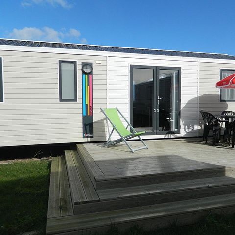 Mobilheim 8 personen - Mobilheim „Confort“, 36 m² (4 Schlafzimmer) + Terrasse, für 8 Personen