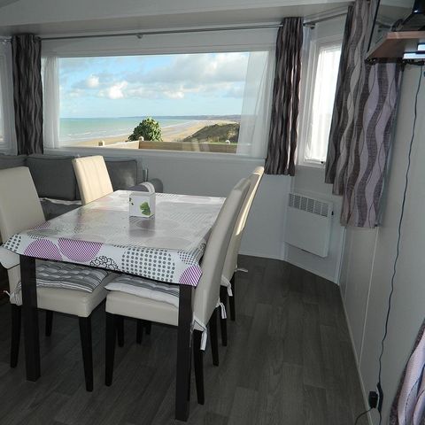 Mobilheim 6 personen - 38 m² - 2 Schlafzimmer - Terrasse – Meerblick - 4–6 Personen