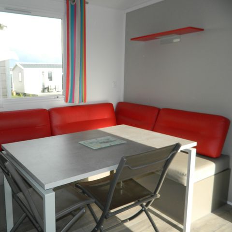 Mobilheim 6 personen - „Confort“ - 25 bis - 36 m² - 2 Schlafzimmer - Terrasse - Für 4–6 Personen
