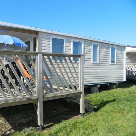 Mobilheim 6 personen - Mobilheim „Confort“, 28 bis 31 m² (3 Schlafzimmer) + Terrasse, für 6–8 Personen