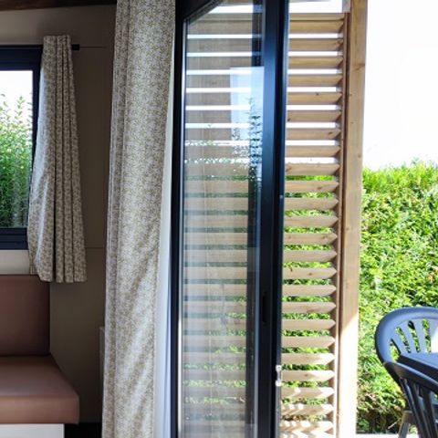 Chalet 4 Personen - Premium-Chalet mit Meerblick, 20 m² (1 Schlafzimmer) + Terrasse, 2–4 Personen