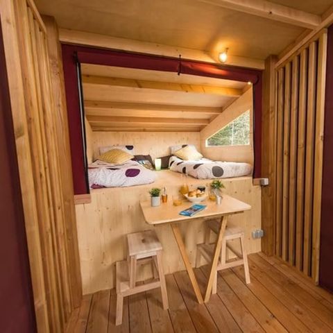 AUßERGEWÖHNLICHE UNTERKUNFT 2 Personen - Cyclo Lodge 8 m² (1 Schlafzimmer) 2 Personen