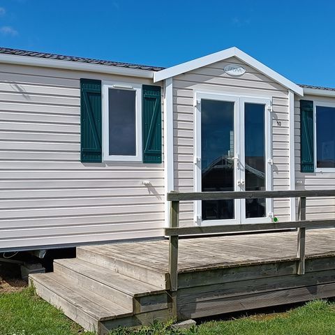 Mobilheim 6 personen - Mobilheim „Standard“ 32 m² (2 Schlafzimmer) + Terrasse für 4–6 Personen