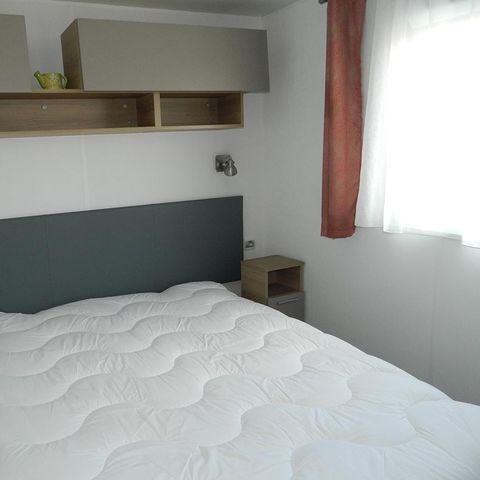 Mobilheim 6 Personen - Premium-Mobilheim 40 m² (3 Schlafzimmer) + Terrasse – Meerblick, für 6 Personen