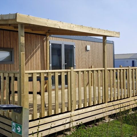 Mobilheim 6 personen - 33 m² - 2 Schlafzimmer - Terrasse für 4–6 Personen