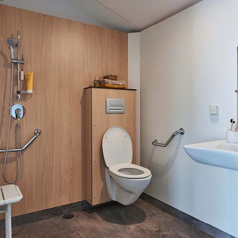Mobilheim 6 Personen - Mobilheim „PMR Premium“ 31 m² (2 Schlafzimmer) + Terrasse für 4–6 Personen