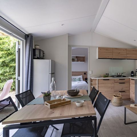 Mobilheim 6 Personen - COTTAGE MIMOSAS 6p 3ch 2SdB clim PREMIUM