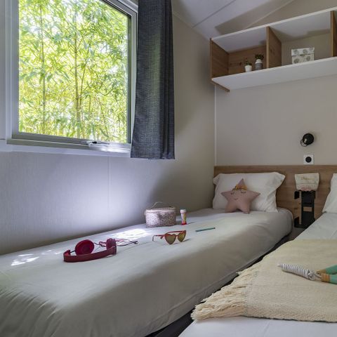 Mobilheim 6 Personen - COTTAGE MIMOSAS 6p 3ch 2SdB clim PREMIUM